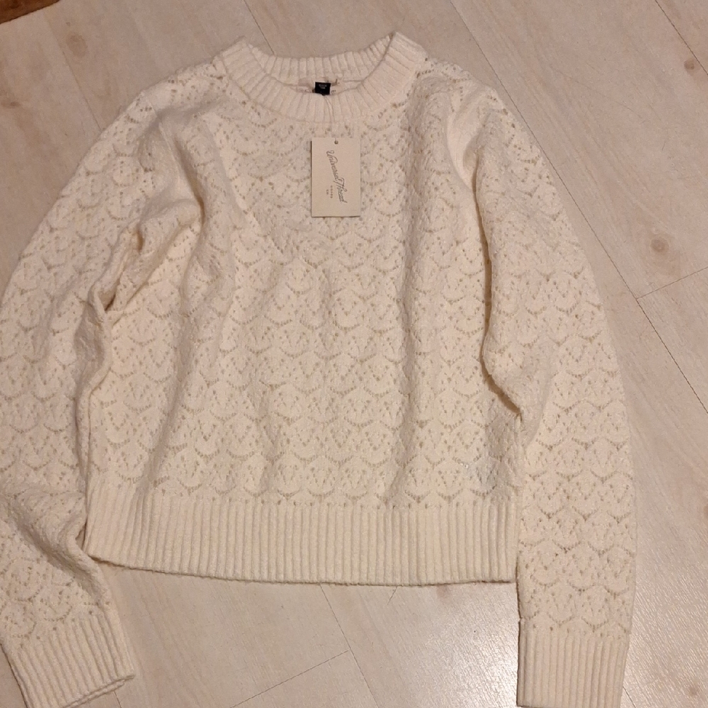 Universal Thread Cream Textured Sweater - Picture 2 of 7